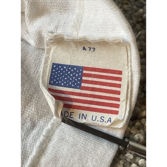 Vintage 1991 Large Disney Mickey Minnie Mouse Embroidered Single Stitch T-Shirt - Picture 6 of 10